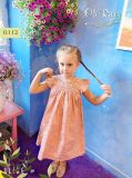  [10-11kg] Đầm Cánh Tiên Cotton [Girl] - Hồng Hoa 