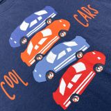  10-11kg  Áo Thun Tay Ngắn Bé Trai Lupilu - Navy Cool Cars 
