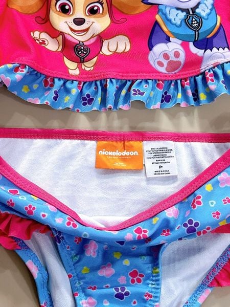  [11-16kg] Đồ Bơi Bé Gái - Hồng Pup Power 