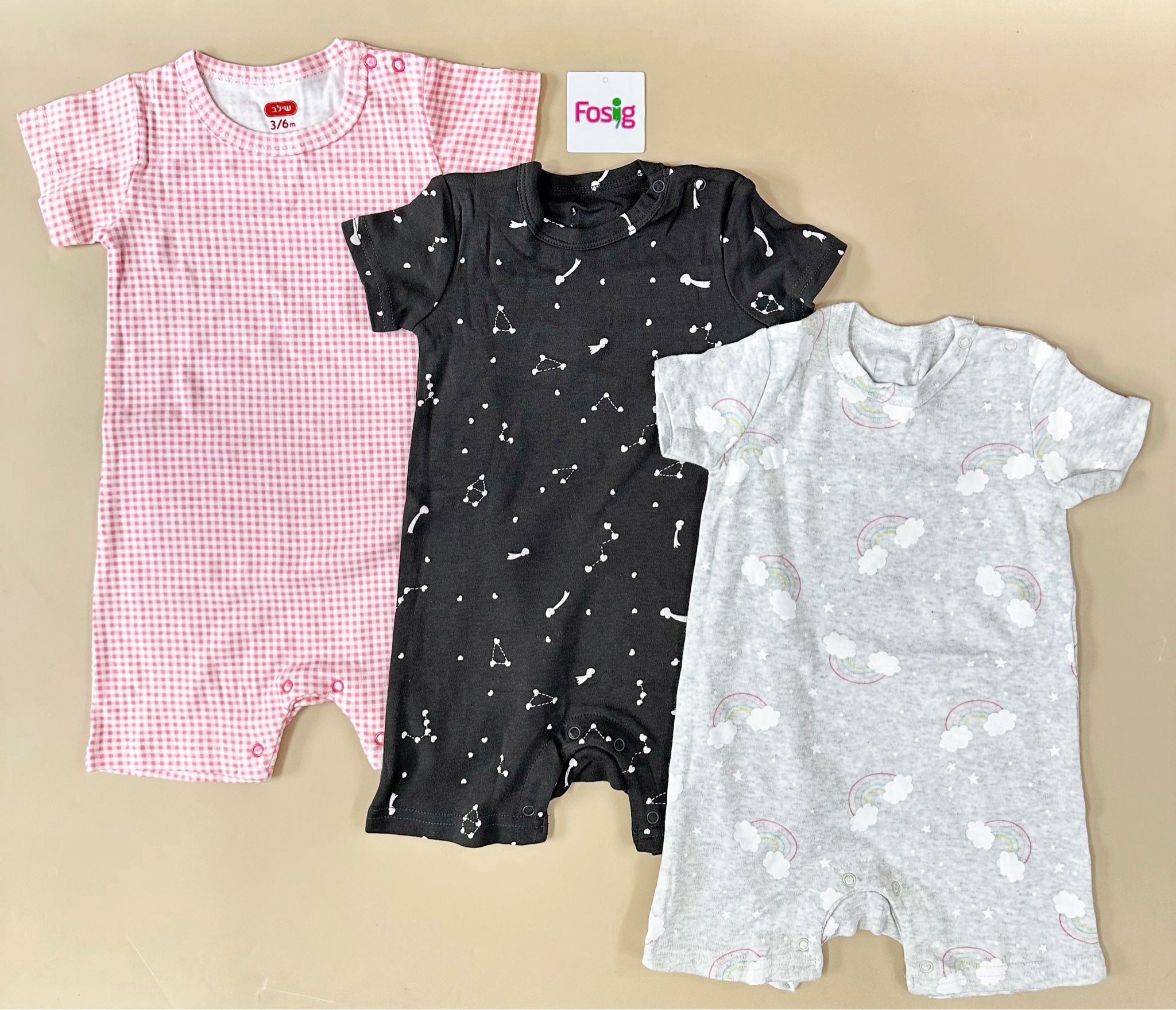  7-15kg Set 3 Romper bé gái mẫu nào cũng xinh yêu- Set ngẫu nhiên S3R1G 