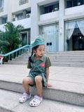  14-22kg Set 5 món bộ trấn thủ cho bé- Xanh Lính BTT 