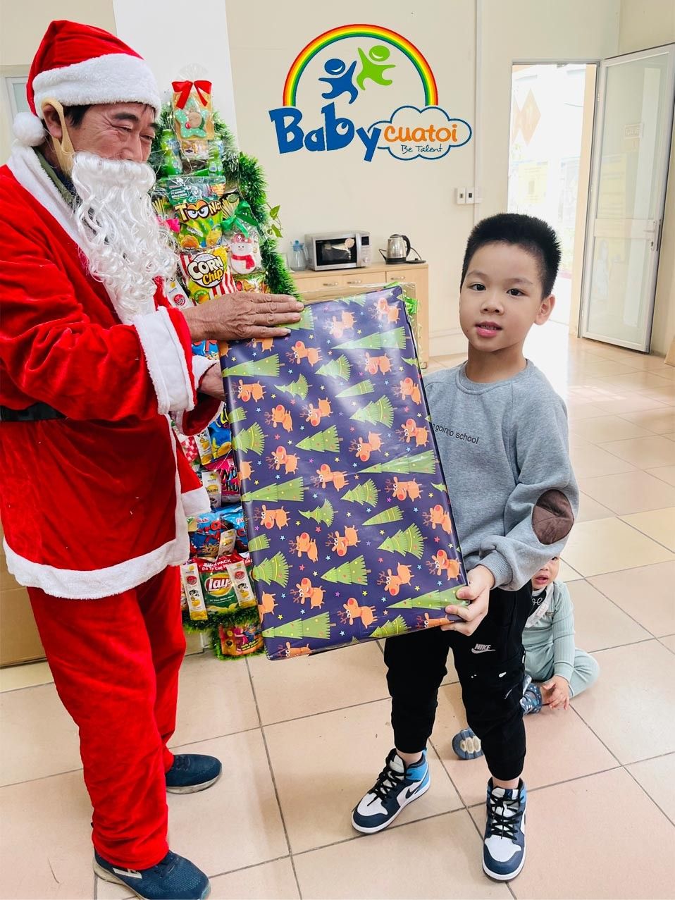  [XL] Bộ Quần Áo Ông Già Noel Người Lớn - Đỏ Noel 