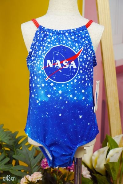  [14-16kg] Đồ Bơi Bé Gái - Xanh Nasa 