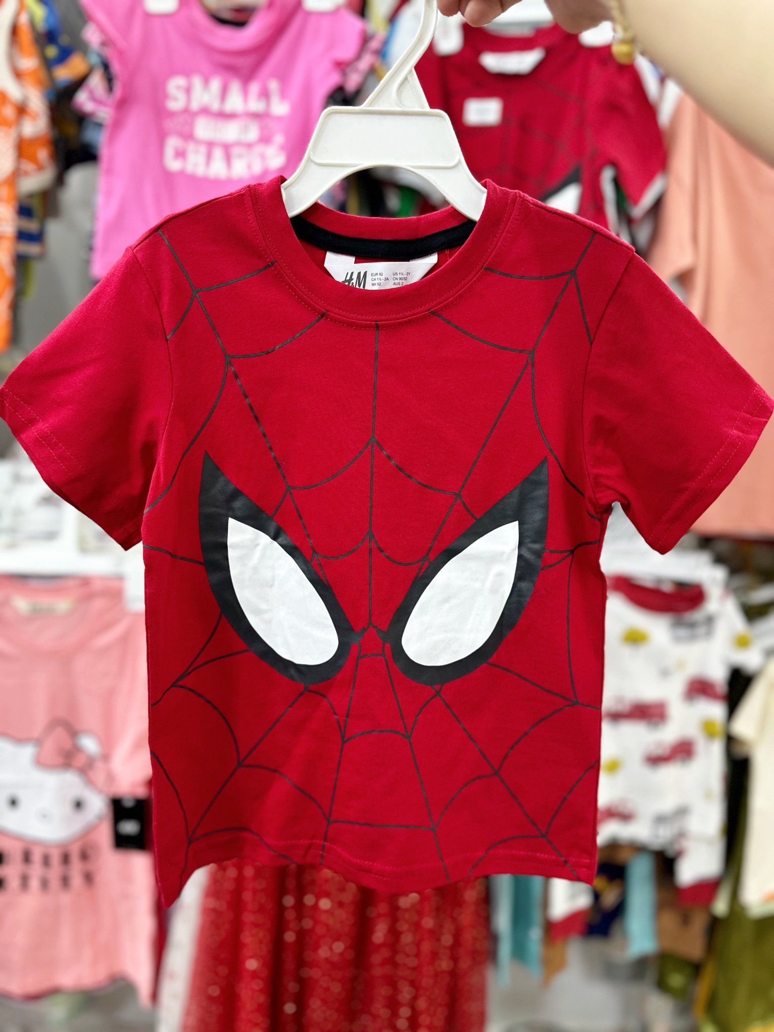  [11-35kg] Set 3 Áo Thun bé trai Cotton Siêu Nhân HM Mix Nhiều Màu- Set màu ngẫu nhiên S3A20 