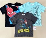  [11-35kg] Set 3 Áo Thun bé trai Cotton Siêu Nhân HM Mix Nhiều Màu- Set màu ngẫu nhiên S3A20 
