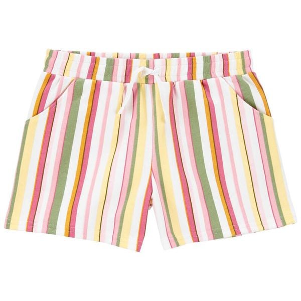 16-17kg;  32-34kg 4-12y] Quần Short Da Cá Bé Gái Cter - Sọc Màu Nhỏ 