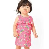  [16-18kg; 28-32kg] Đầm Cotton Sát Nách Bé Gái Cter - Hồng Bướm Màu 