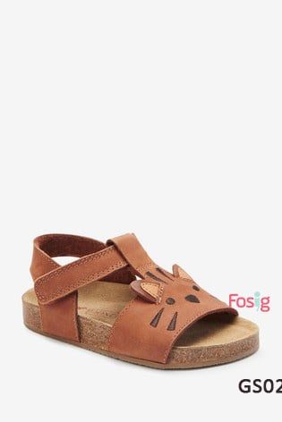  [12.5cm ; 14cm ; 18-18,5cm] Giày Sandal Bé Trai NXT - Nâu Hổ 