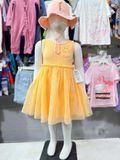  7-15kg; 12M-3T Đầm voan sát nách cho bé- Cam D92 
