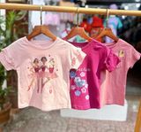 [5-8kg và 9-43kg] Set 3 áo thun tay ngắn bé gái cter- S3A11 