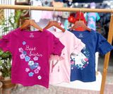  [5-8kg và 9-43kg] Set 3 áo thun tay ngắn bé gái cter- S3A11 