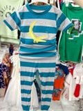 6-17kg; 28-30kg Set 2 đồ bộ tay ngắn quần dài cho bé trai-S2b02T 