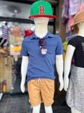  10-20kg;  24-29kg Áo thun có cổ bé trai polo ON- Navy AT61 