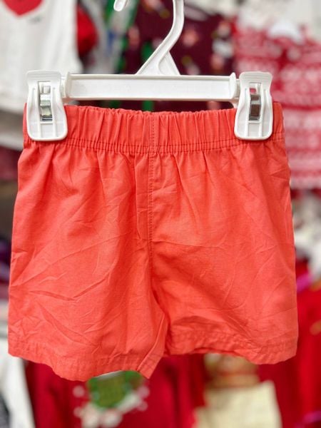  [9m-24m] Quần Short Kate Bé Trai Cter - Hồng Cam Đậm 
