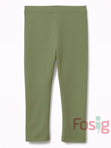  [11-12kg; 14-17kg] Quần Legging  Bé Gái - Xanh Rêu 