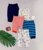  [0-6m] Set 5 Quần Dài Jogger Bé Trai Geo - Combo ngẫu nhiên 