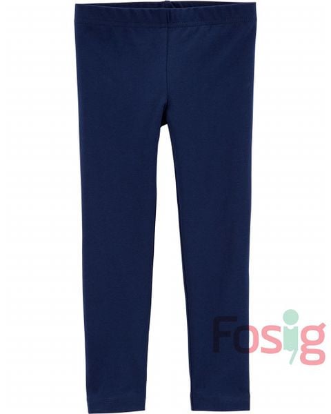  [12-14kg] Quần Legging Carter's [Girl] -  Navy Trơn 