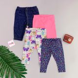  [3m-9m] Set 4 Quần Legging Bé Gái - Combo ngẫu nhiên 