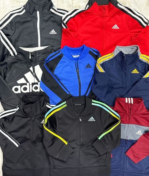  18M Áo Khoác Thể Thao Adi Bé Trai- Navy đỏ AK08 