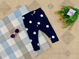  [6-12m] Quần Legging Bé Gái GP - Xanh Navy Chấm Bi 