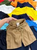  25-55kg S-XXL Đồ bộ tay ngắn bé trai- Đen DB86 