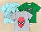  [11-35kg] Set 3 Áo Thun bé trai Cotton Siêu Nhân HM Mix Nhiều Màu- Set màu ngẫu nhiên S3A20 