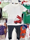  6-17kg; 28-30kg Set 2 đồ bộ tay ngắn quần dài cho bé trai-S2b02T 