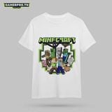  25-30kg; 35-45kg XS-2XL Set 3 áo ROBLOX, áo minecraft tay ngắn xịn. Tự tin, Cực ngầu- S3A17 