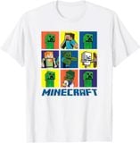  25-30kg; 35-45kg XS-2XL Set 3 áo ROBLOX, áo minecraft tay ngắn xịn. Tự tin, Cực ngầu- S3A17 