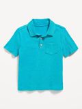 10-15kg Áo thun có cổ bé trai polo ON- Xanh bích AT 