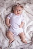  Set 5 bodysuit Cter tay ngắn  trắng trơn cho bé 