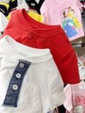  15-17kg 4T Áo thun bé trai G@p đỏ tay ngắn - Đỏ AT06 