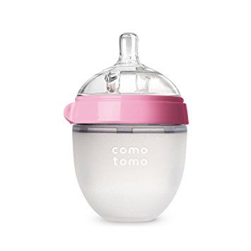  Bình sữa silicone Comotomo 150ML - Hồng 