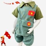  14-22kg Set 5 món bộ trấn thủ cho bé- Xanh Lính BTT 