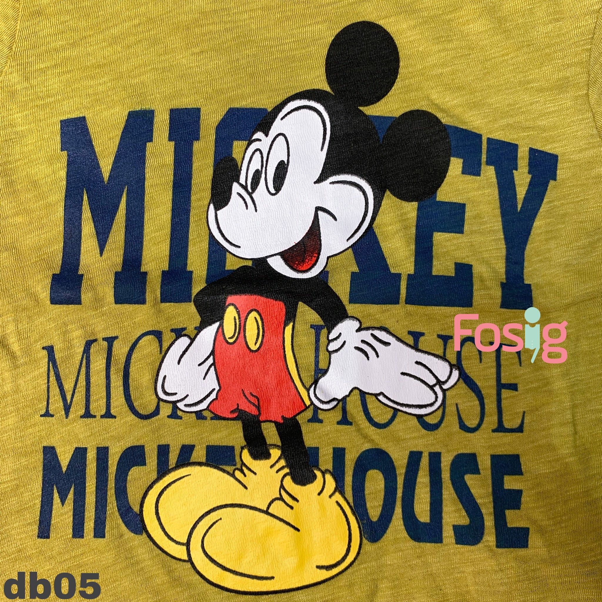  [9-12kg ; 15-16kg] Set Đồ Bộ Ngắn Bé Trai RD - Vàng Mickey 