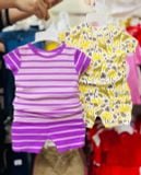  10-11kg; 12-18kg Set 2 đồ bộ ngắn bé gái- S2B01G 