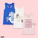  [21-45kg] Set 3 Áo Thun Sát Nách 3Lỗ Bé Gái PL - Combo ngẫu nhiên 