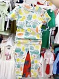  6-17kg; 28-30kg Set 2 đồ bộ tay ngắn quần dài cho bé trai-S2b02T 