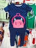  6-9kg;  14-15kg; 18-19kg Set 2 đồ bộ tay ngắn quần dài cho bé gái-S2b02G 