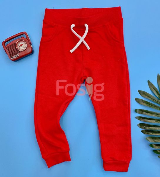  [13-14kg] Quần Jogger Primark 71 [Boy] - Đỏ Trơn 