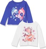  [13-15kg] Set 4 Áo Thun Tay Dài PL + Gara Bé Gái - Combo màu ngẫu nhiên 