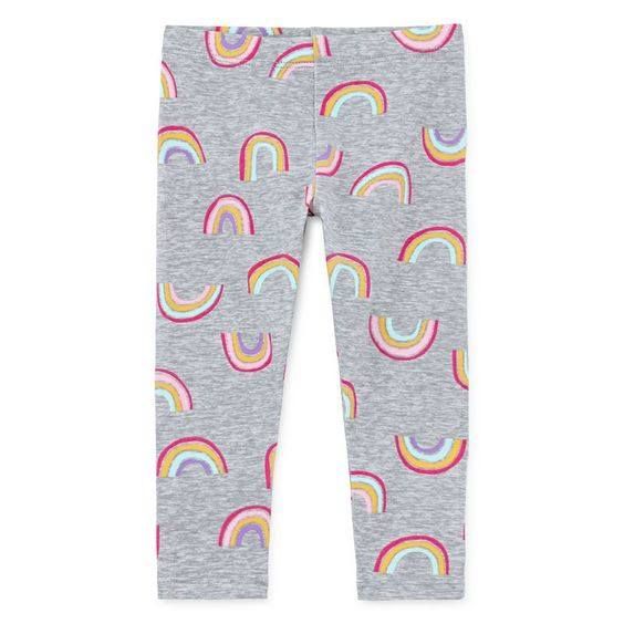  [3M] Quần Legging Okie Dokie 110 [Girl] - Xám/Cầu Vồng 