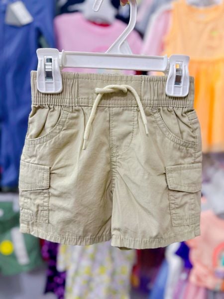  [3m-6m; 9-12m] Quần Short Gp bé trai  - Kem 