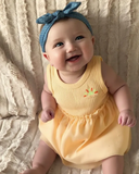  7-15kg; 12M-3T Đầm voan sát nách cho bé- Cam D92 