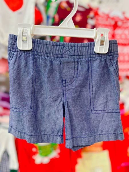  [6m-9m ; 4-5T] Quần Short Kate Bé Trai Cter - Navy Trắng 