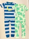  6-17kg; 28-30kg Set 2 đồ bộ tay ngắn quần dài cho bé trai-S2b02T 