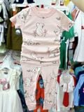 6-9kg;  14-15kg; 18-19kg Set 2 đồ bộ tay ngắn quần dài cho bé gái-S2b02G 