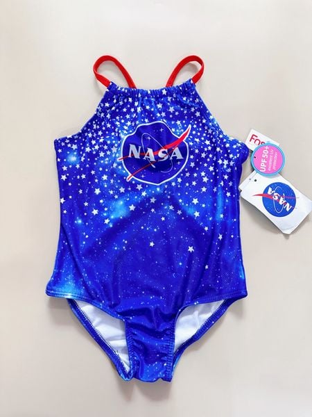  [14-16kg] Đồ Bơi Bé Gái - Xanh Nasa 