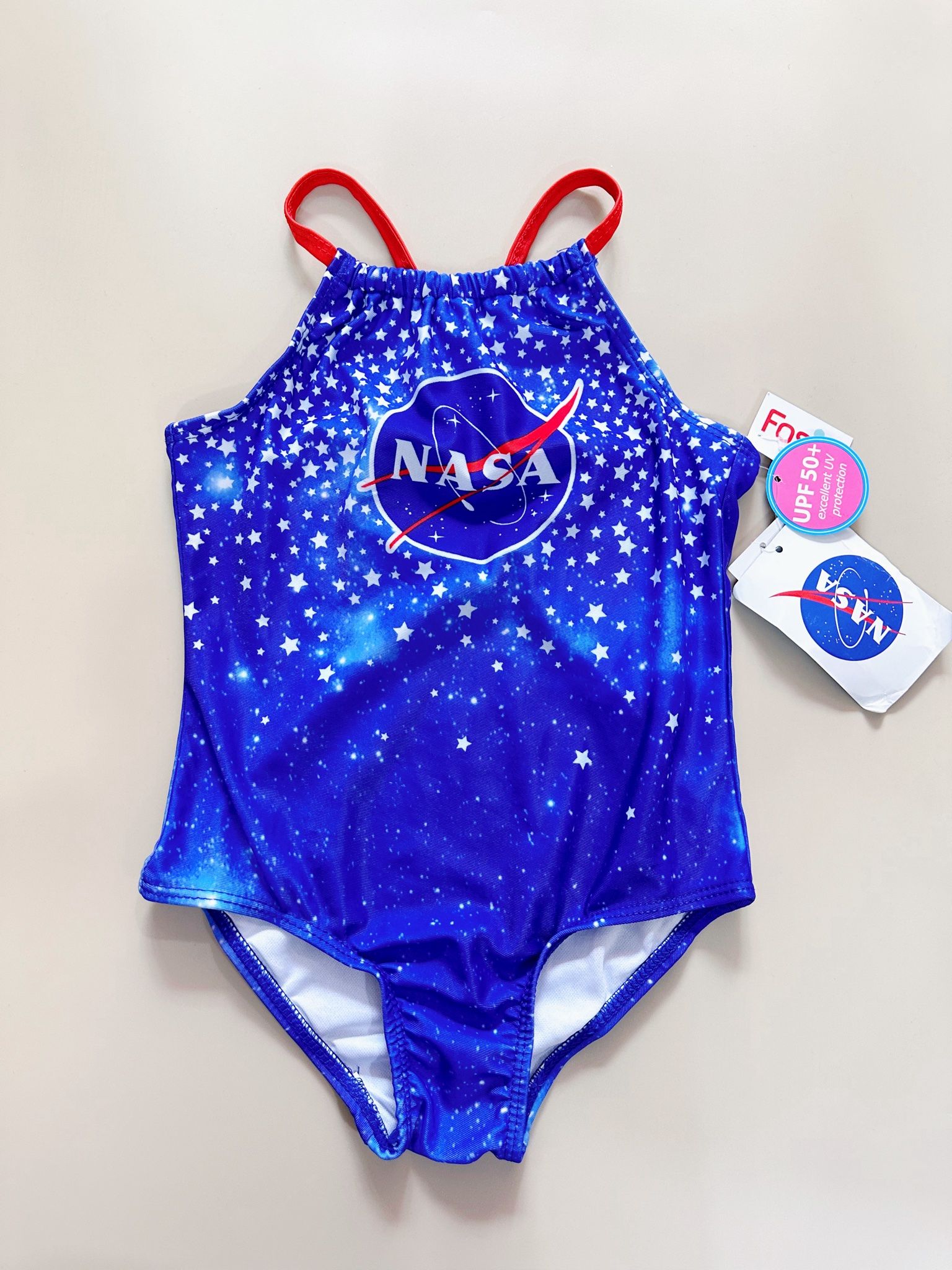  [14-16kg] Đồ Bơi Bé Gái - Xanh Nasa 