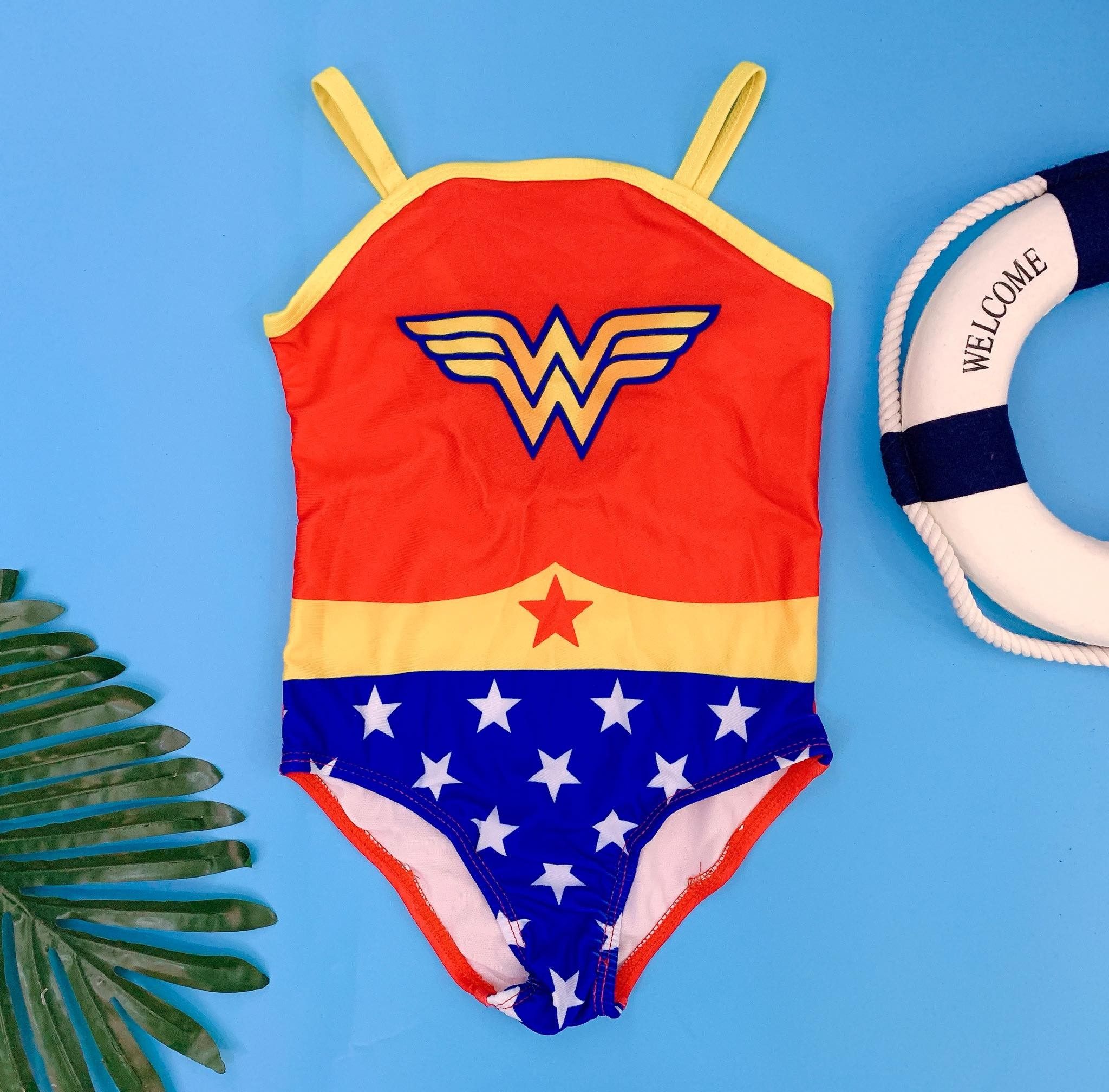  [11-13kg] Đồ Bơi Bé Gái - wonder woman 